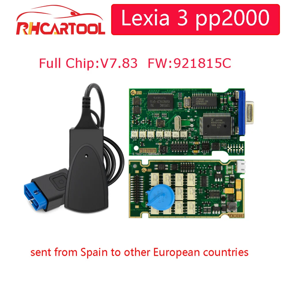 Lexia 3 pp2000 полный чип Lexia3 V48/V25 новейший Diagbox V7.83 PP2000 прошивка 921815C PSA COM для Peugeot