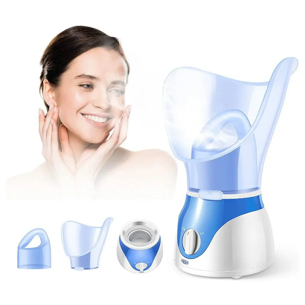 

Nano Ionic Facial Steamer For Facial Pore Deep Cleansing Moisturizing Humidifier Spa Face Steamer Home Office Use
