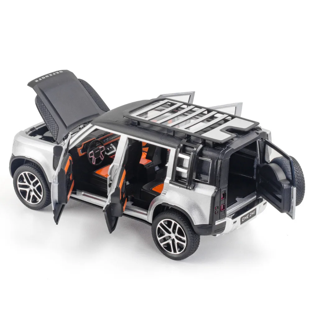 1/24 Defender SUV модель игрушечного автомобиля из сплава литые модели автомобилей