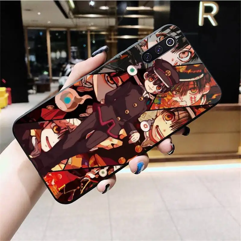 Чехол Hanako-kun с аниме унитаз черный мягкий чехол для телефона Xiaomi Mi10 10Pro 10 lite Mi9 9SE 8SE