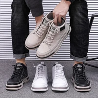 mens martin boots new high top british korean tooling boots wild tide shoes spring and autumn high top mens boots