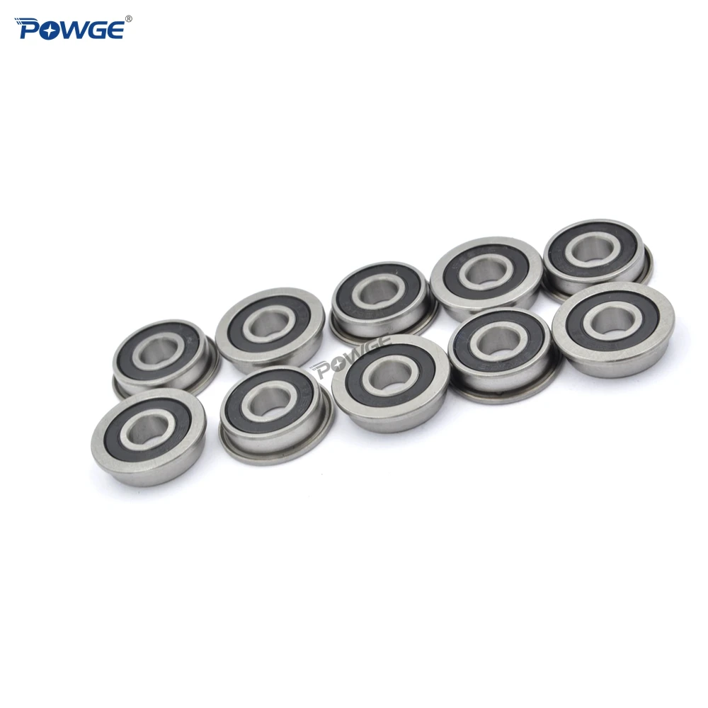 POWGE VORON F623 2RS подшипник 3*10*4 мм ABEC 7 фланцевый миниатюрный RS шариковые подшипники