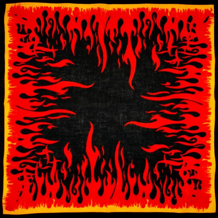 

Женский платок-шарф в стиле хип-хоп, с защитой от огня