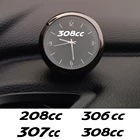 Украшение интерьера автомобиля, кварцевые часы, модифицированные часы для Peugeot Rcz 206CC 207cc 208CC 307cc 807 1007 4007 Boxer Gtline требоter Gt