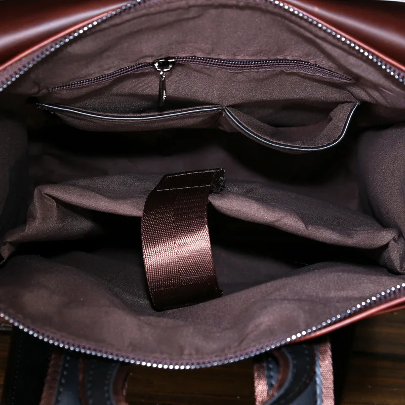 

Bag Double Shoulder Bag Men's Fashion Bag Single Shoulder Bag Retro Computer Bag