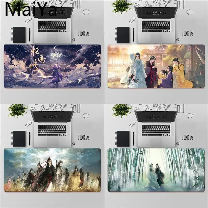 

Maiya Top Quality Mo Dao Zu Shi DIY Design Pattern Game mousepad Free Shipping Large Mouse Pad Keyboards Mat