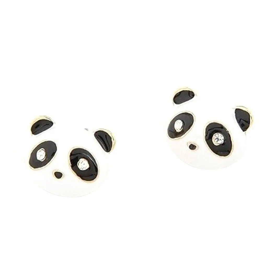 1 pair Lovely Cute Cartoon Panda ear drops Beautiful Eardrop Trinkets For Women drop shipping