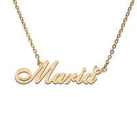 god with love heart personalized character necklace with name maria for best friend jewelry gift