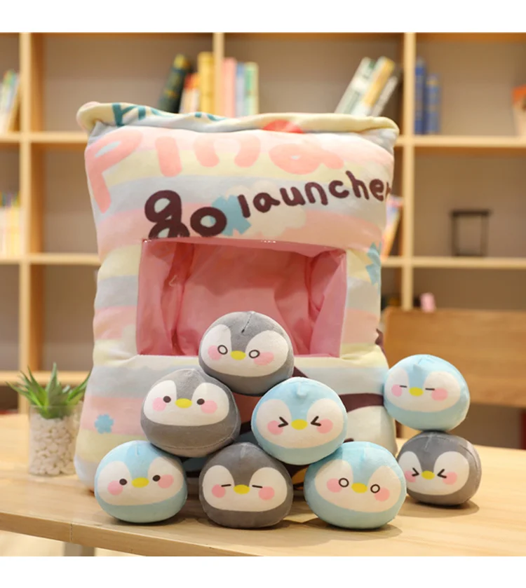 8 шт./упаковка плюшевые мини игрушки Пингвины|Мягкие животные| |