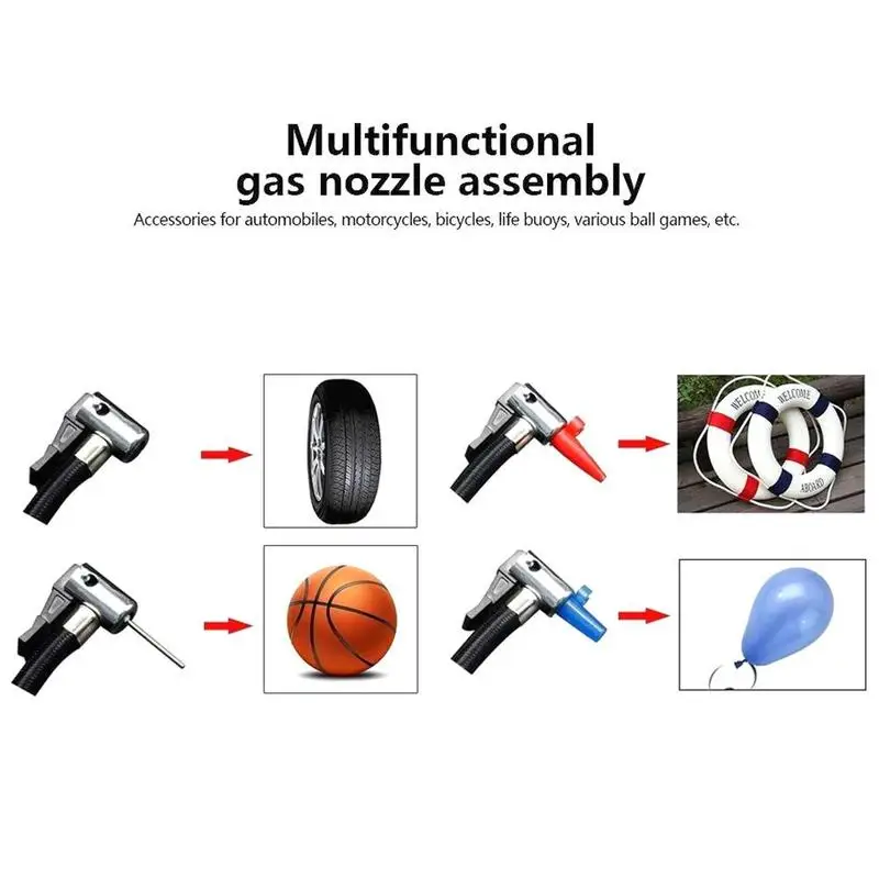 Автомобильный Электрический насос для шин 12 В постоянного тока автомобильный