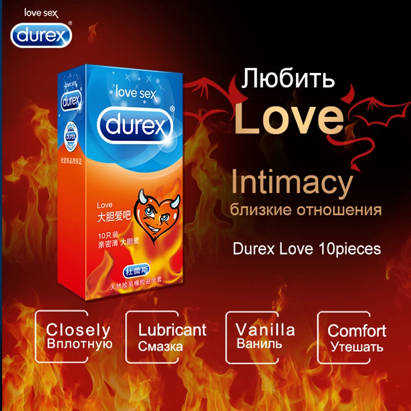 Презервативы Durex 28/42 любовь из точки G презервативы натурального латекса смазка