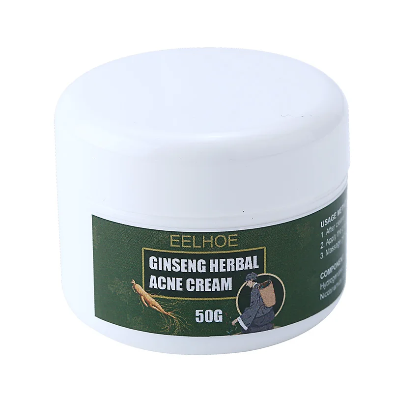 

50g Natural Ginseng Cream Acne Essence Acne Remover Relieves Irritation Remove Pimple Blemishes Skin Care Antioxidant