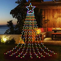 christmas decoration festoon outdoor star string lights16 4ft christmas tree toppers lights 320 led new year holiday birthday