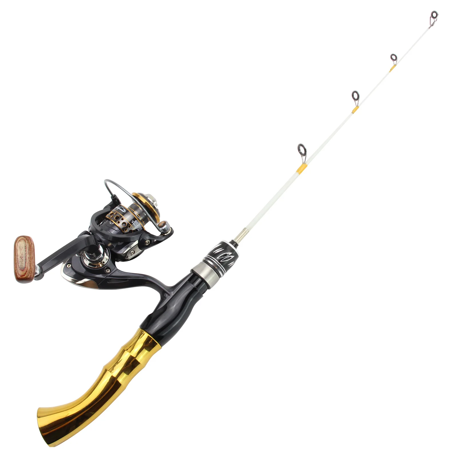 

62cm 2 sections Ice Fishing Rod Winter Fishing Pole Fishing Rod Spinning outdoor Fishing Tackle Ice Rod Reel Combos