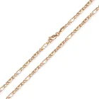 MxGxFam ( 45 см * 3 мм) модное золотое ожерелье 18 К Chian тонкое ювелирное изделие для мужчин