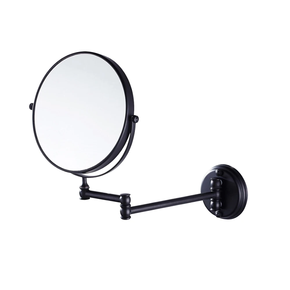 Черный латунный настенный готовой ванной Аксессуары для зеркал расстояние