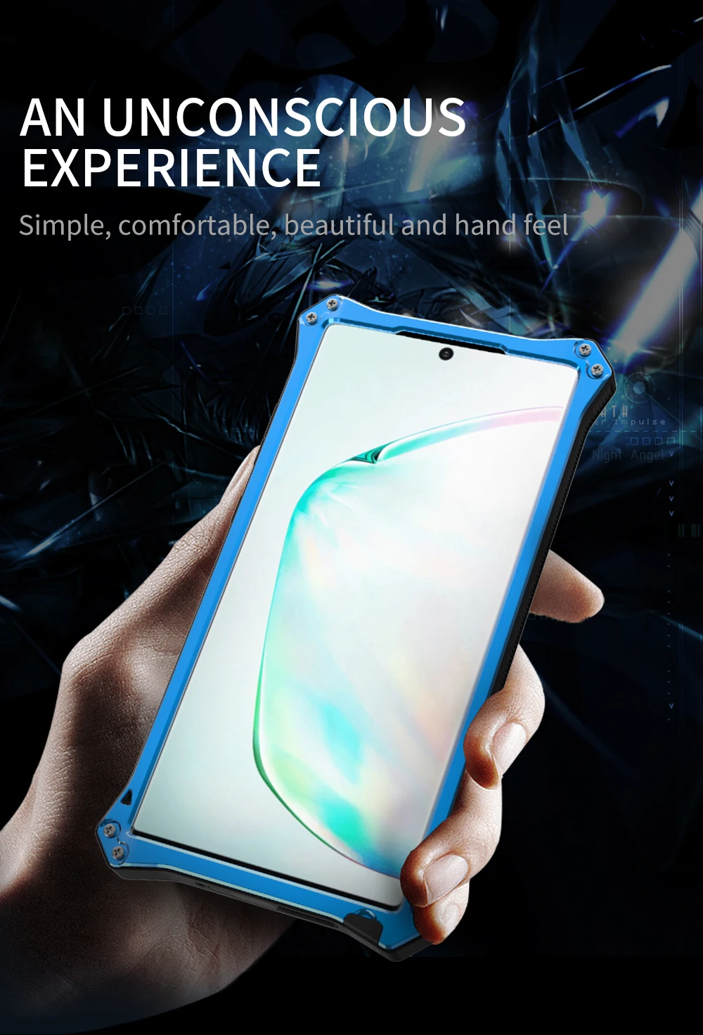 R-JUST серии Gundam металлический бампер для SAMSUNG Galaxy Note 10 Plus S10 S10 Plus Броня Doom алюминиевый корпус Чехол