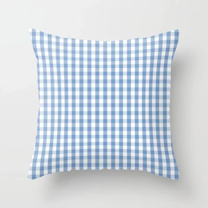 Retro Plaid 03 Двусторонняя печать полиэстер Декоративная Подушка Чехол Белый Черный проверенный Красный Синий Подушка в клетку для стула чехол для дивана автомобиля дома - Цвет: Retro Plaid 03