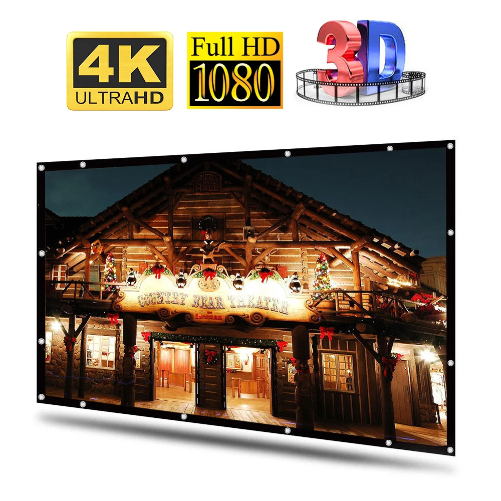 Светоотражающий экран светоотражающая ткань диагональ 60 &quot 100&quot 120 16:9 для Epson BenQ