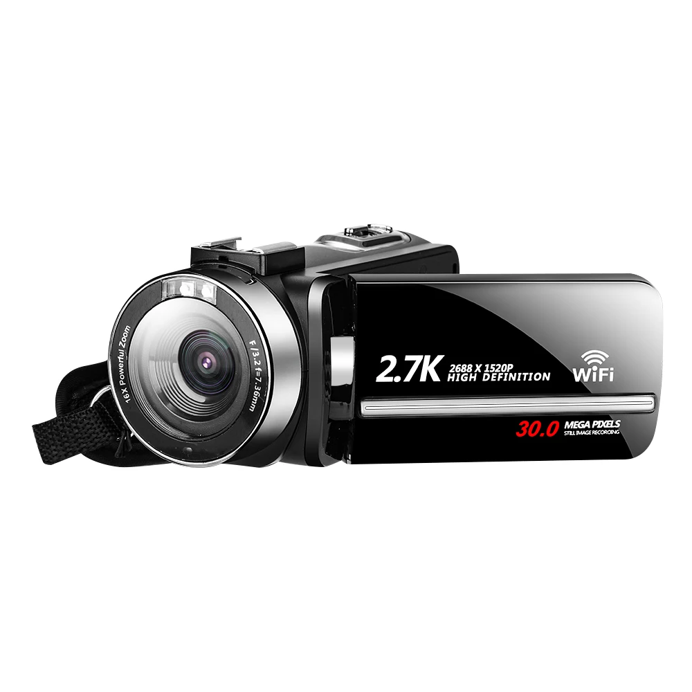 KOMERY Video Camcorder WiFi Webcam For Youbute 16X Digital Z