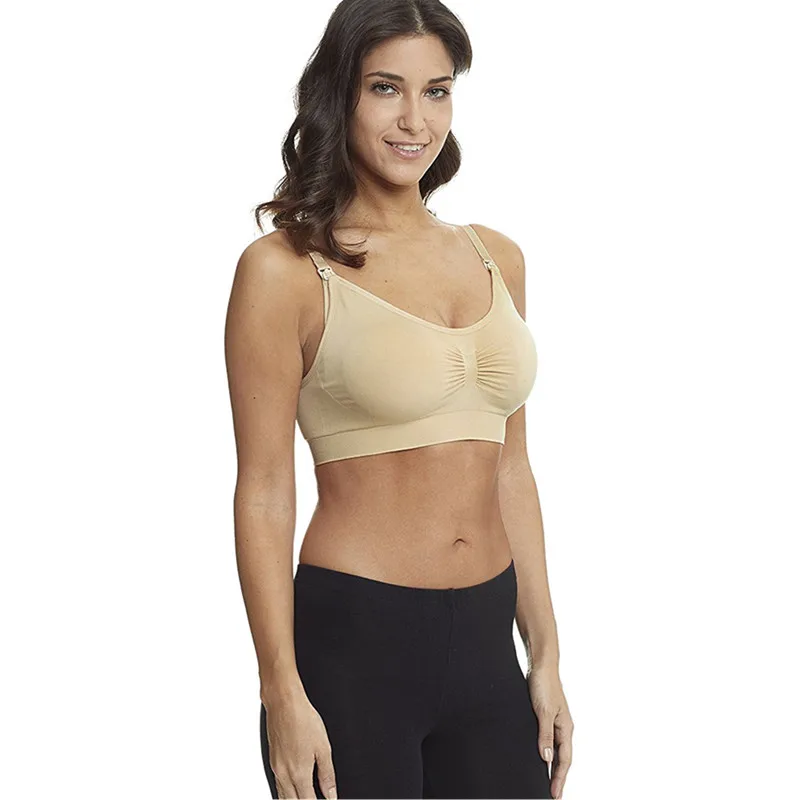 Женские Бесшовные бюстгальтеры для кормящих матерей с удлинителями и