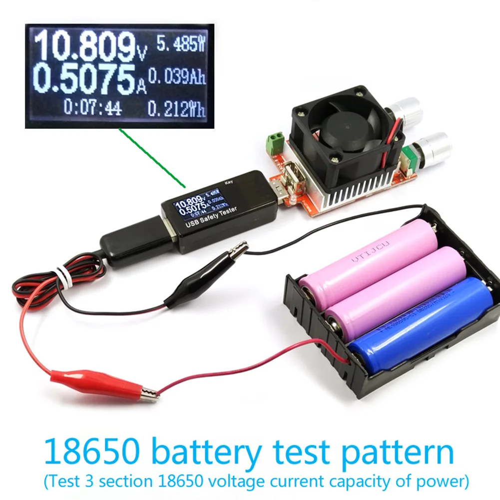 

USB Alligator Clips USB Tester Detector Voltage Meter Ammeter Capacity Power Meter Monitor Pure Copper Holding Wire Set