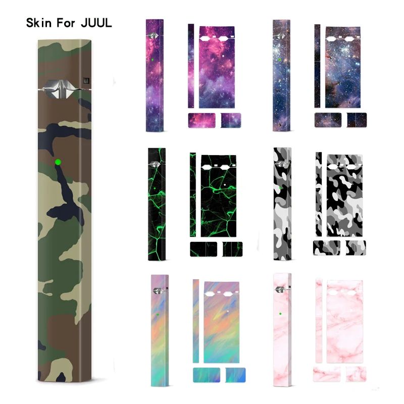 Galaxy/камуфляжная наклейка печатная кожа для Juul крышка пленка чехол для Juul электронная сигарета