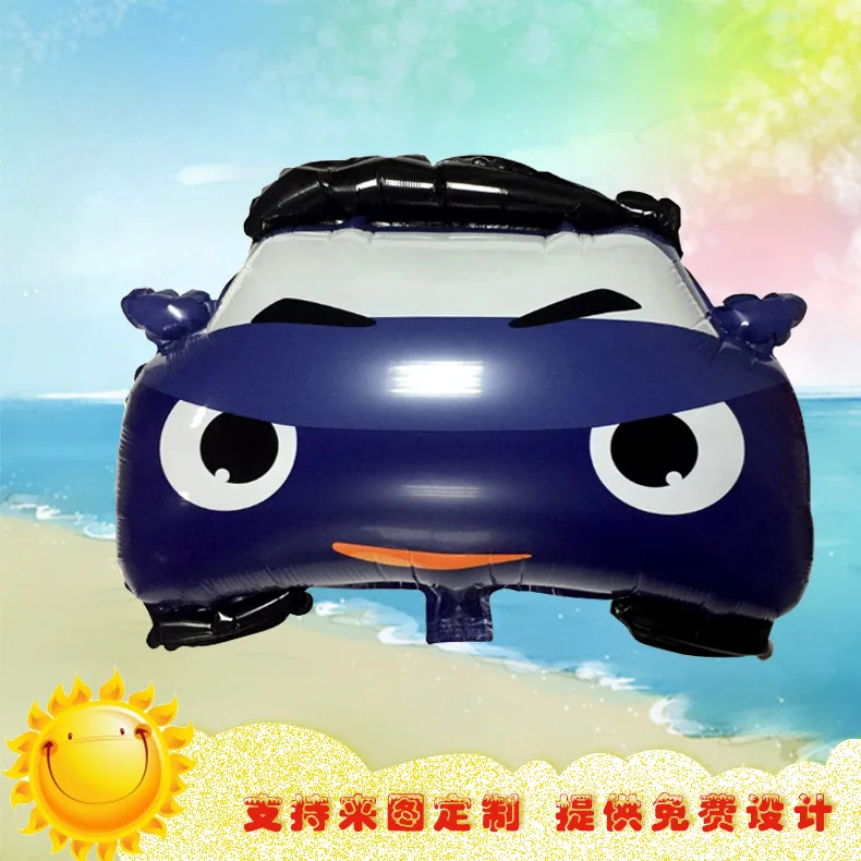 Специальный автомобиль шар из алюминиевой фольги на заказ Детский мультфильм