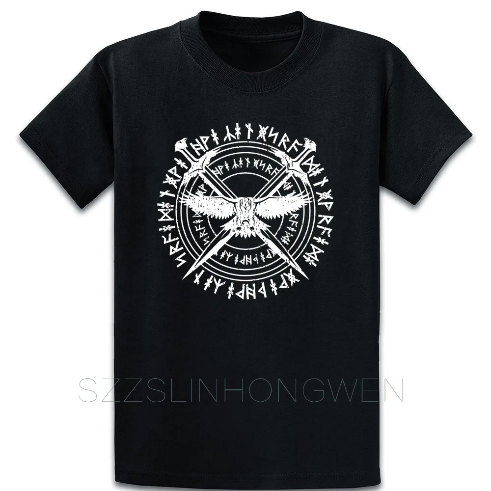Viking Swords Hawk And Runes футболка летняя стильная уникальная более размера S-5XL