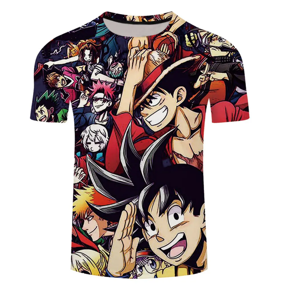

The Coolest Goku Anime 3dt Shirt 2021 Summer Children'S Novelty Tops Cute Goku Harajuku Anime Design Men And Women Casual Tshirs