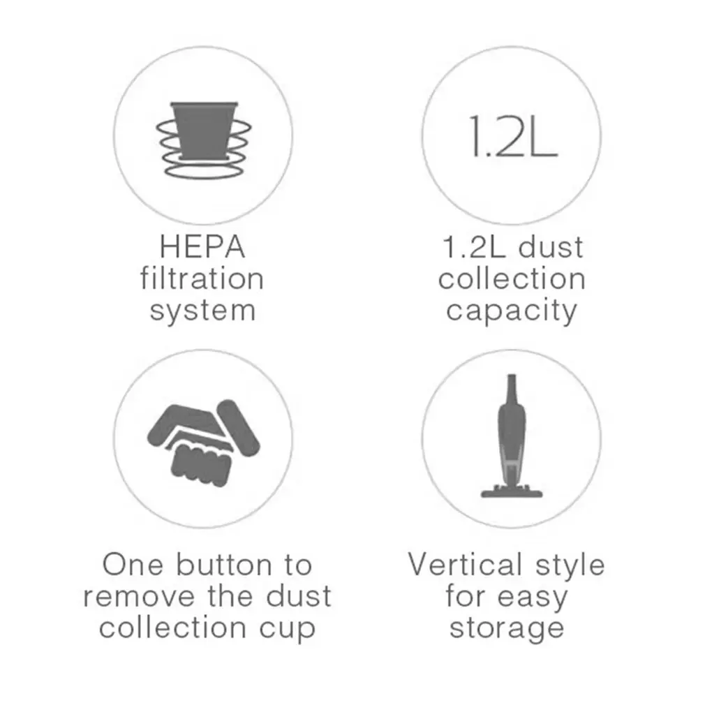 

Deerma Portable Handheld Vacuum Cleaner Household Silent Vacuum Cleaner Strong Suction Home Aspirator Dust Collector DX115C