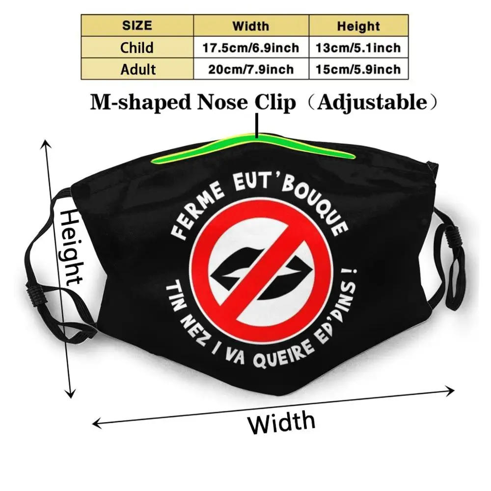 Farm Had A Hand Nose That Was Going To Edin! Custom Design For Adult Kids Anti Dust Filter Diy Cute Print Washable | Аксессуары для