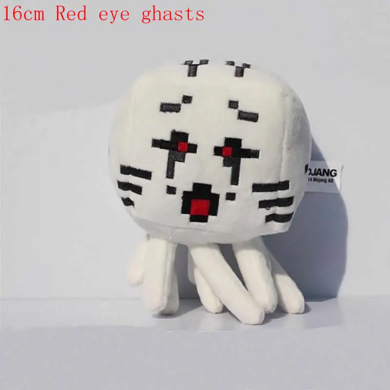Red eye ghasts 18 см крутой Крипер JJ плюшевая игрушка кукла зеленый ползучий плюшевый мягкий мягкие игрушки Brinquedos популярные подарки для детей - Цвет: Red eye ghasts