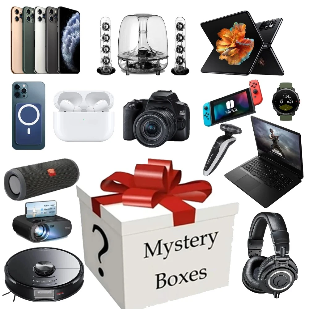 

Lucky Mystery Box,Mysterious Random Products,There is A Chance to Open:Such As Drones,Smart Watches,tablet,Anything Possible