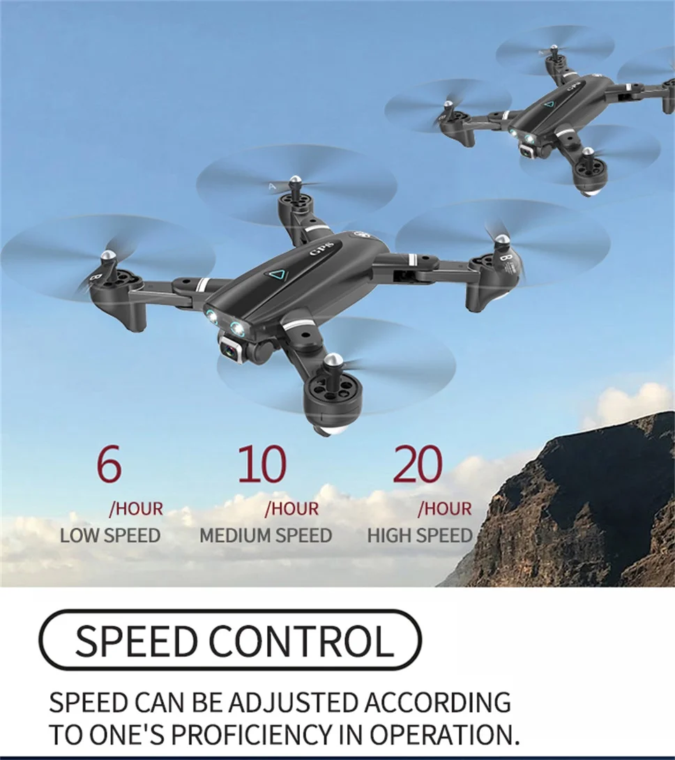 Дрон 4k HD камера gps Дрон 5G WiFi FPV 1080P без сигнала возврата RC вертолет полёт 20 минут Квадрокоптер Дрон с камерой