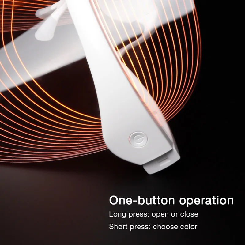 Светодиодный светильник световая терапевтическая маска для лица омоложение