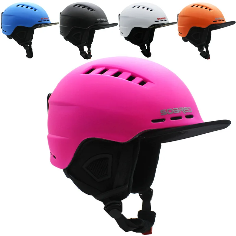 Дышащий Сверхлегкий лыжный шлем с сертификатом безопасности цельноформованный