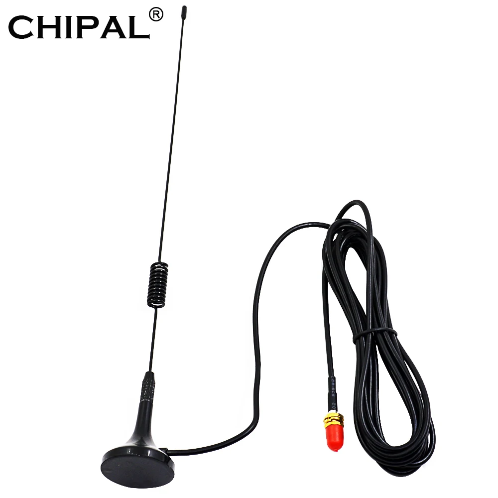 Автомобильная магнитная двухдиапазонная антенна CHIPAL SMA UHF/VHF 144/430 МГц GSM для
