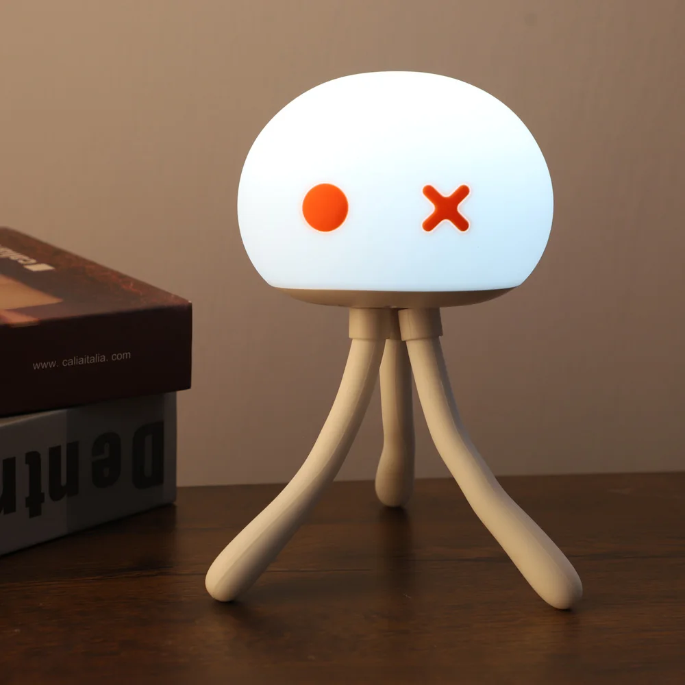 

Kawaii ночной Светильник Настольный Декор для дома силиконовый светильник s сенсорный датчик прикроватный светильник для детей декор для детс...