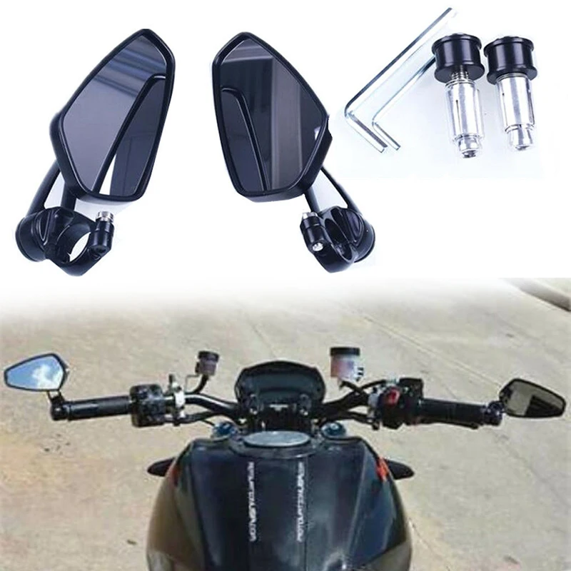 Боковое зеркало заднего вида на руль мотоцикла 2 шт. для Honda gom MSX125 CB50 Kawasaki Z125 Pro Z650