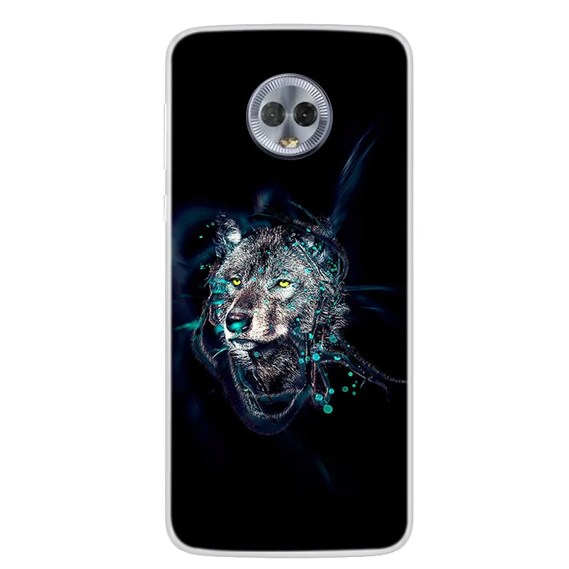 62 Чехол для Moto G6 Plus, мягкий силиконовый чехол из ТПУ с принтом, задняя крышка для Motorola Moto G6 Play, чехол для телефона G 6 Play, чехол для Moto G6, чехлы - Цвет: 62