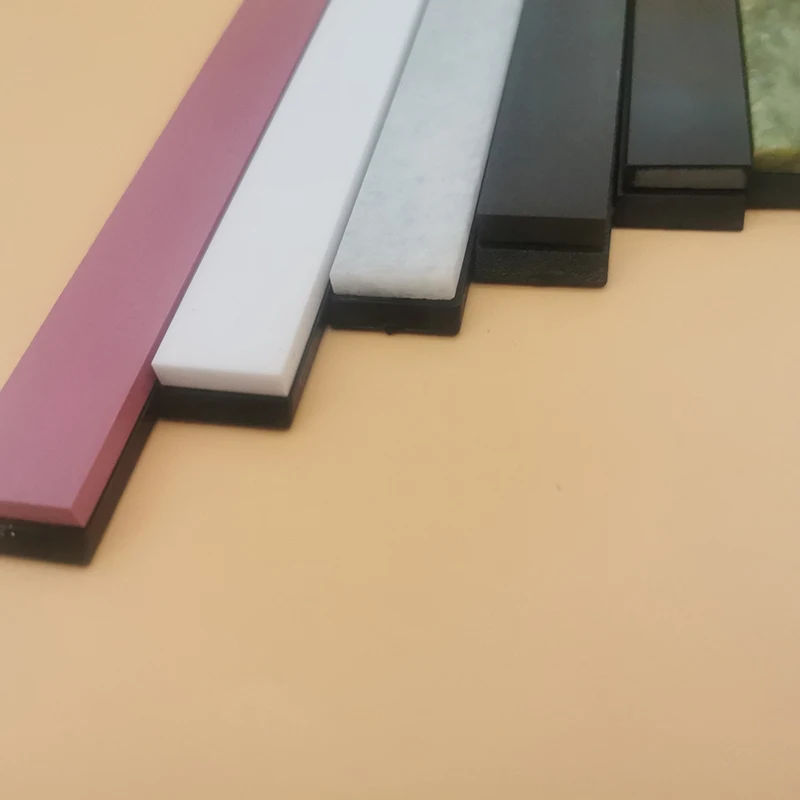 

Polished stone high mesh whetstone set high hardness durable sharpening tool polishing stone with non-slip base whetstone strip