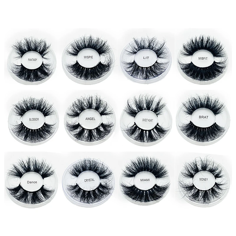 

Heyprincess Mink Eyelashes 8D Thick HandMade Full Strip Lashes Cruelty Free 100% Mink Lashes Reusable False Eyelashes Makeup