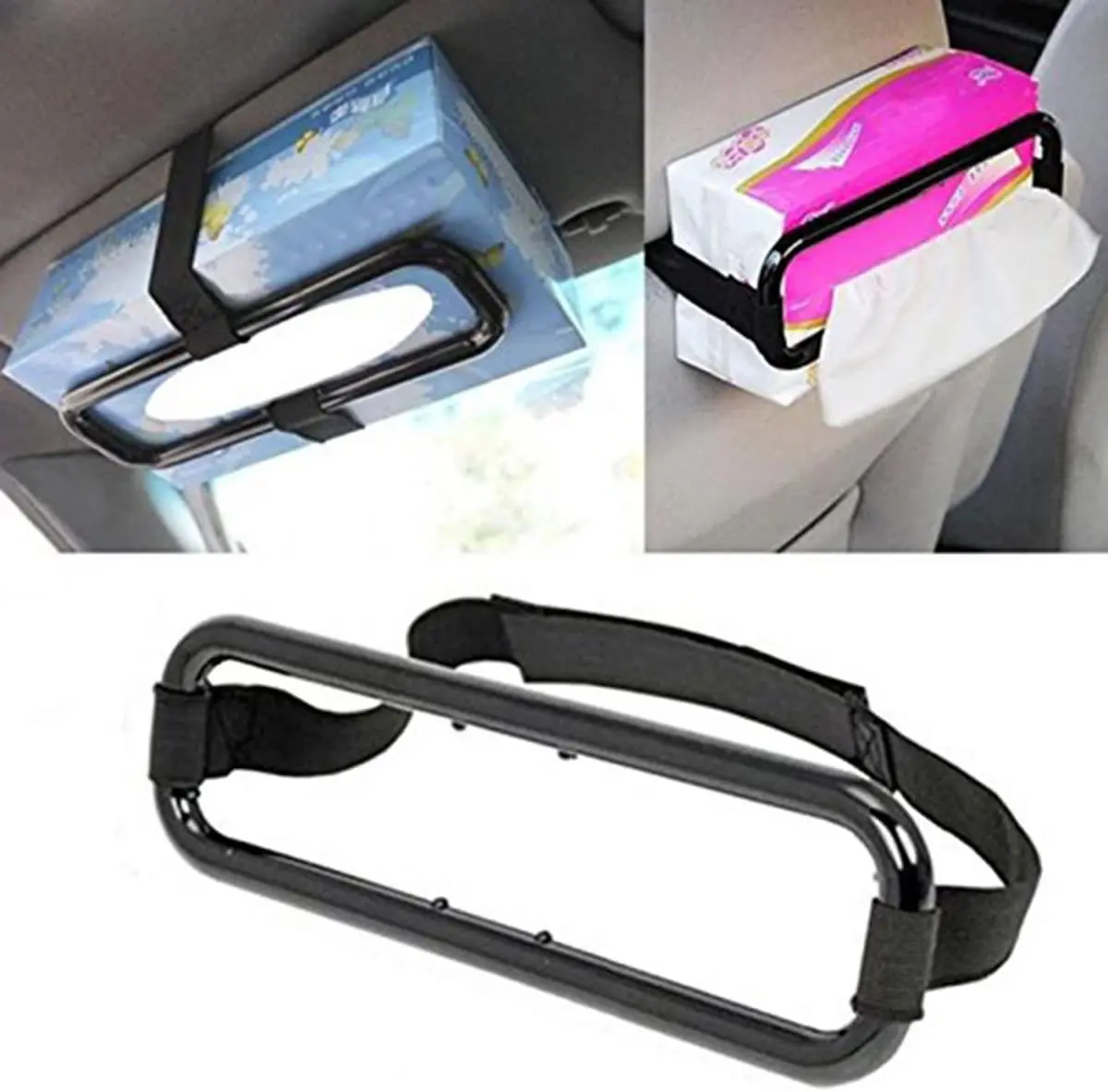 Автомобильный держатель для салфеток на солнцезащитный козырек|Клипсы и зажимы