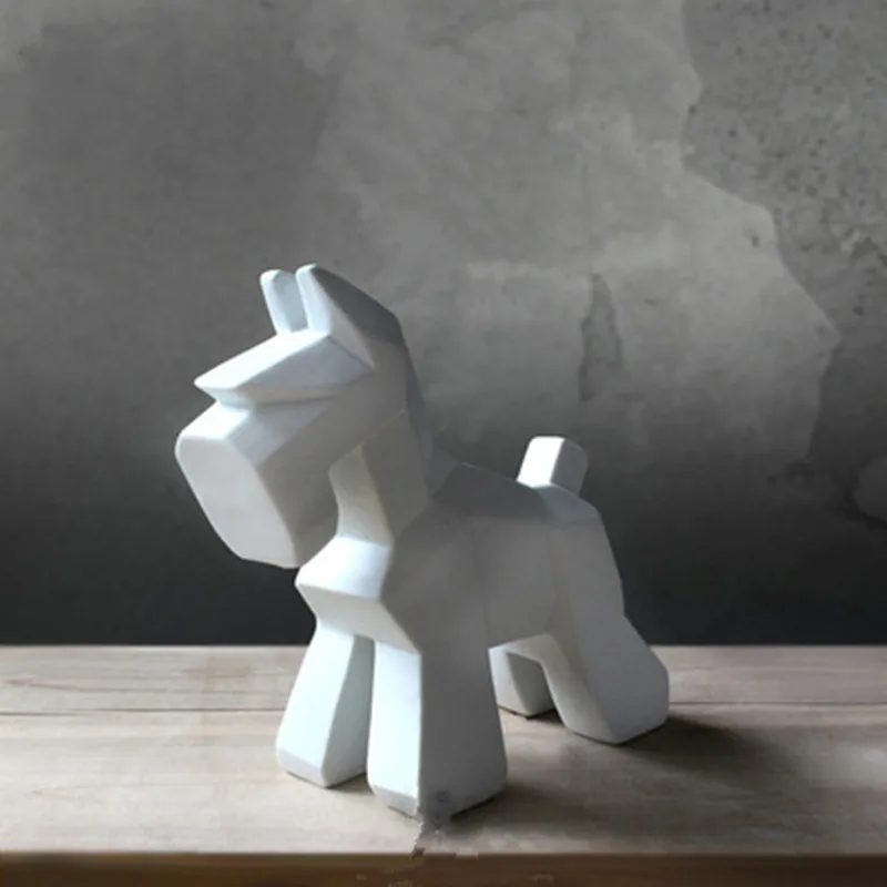 Керамическая статуя для домашних животных ручной работы украшение собаки