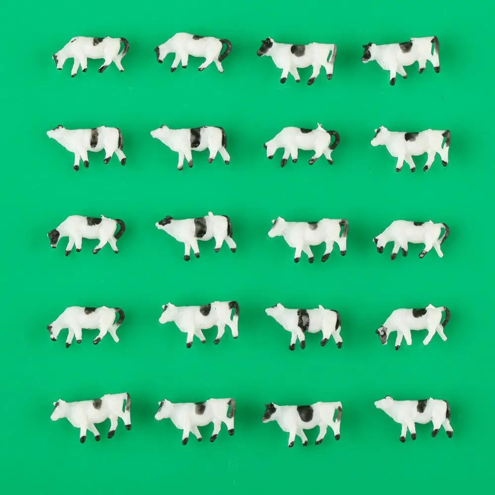 20 шт. 1:150 крашеных домашних животных весы|n scale|farm animal cowscale n |