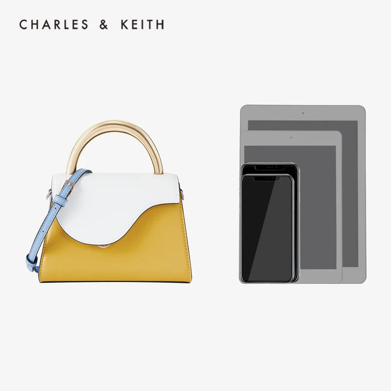 CHARLES＆KEITH Новинка на Весну и Лето2020 CK2-50270491 Женская Сумка Плечо ручная сумкас