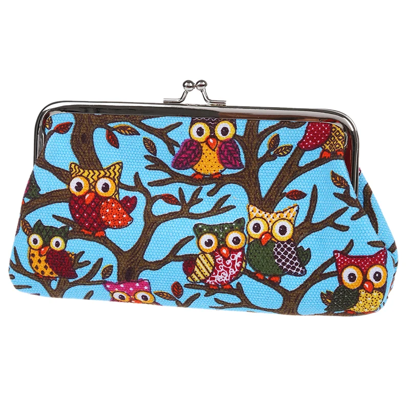 Cartoon Coin Purse Money Bag Wallet Owl Pattern | Багаж и сумки