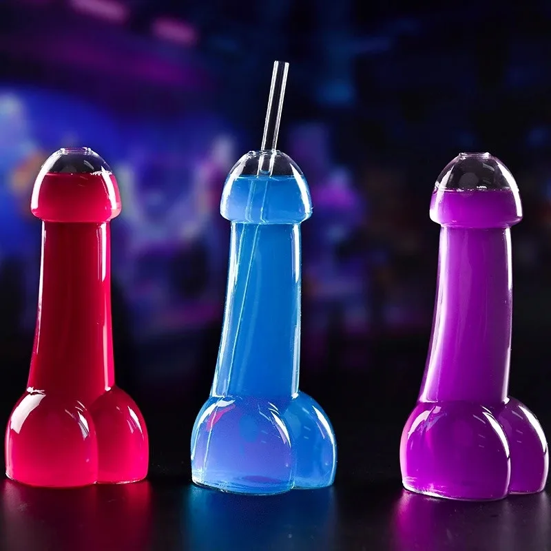 150ml Wine Glass Cup Penis Shaped Shot Creative Cocktail Mug Cups For Bar KTV Night Show Parties Couples Gifts | Дом и сад