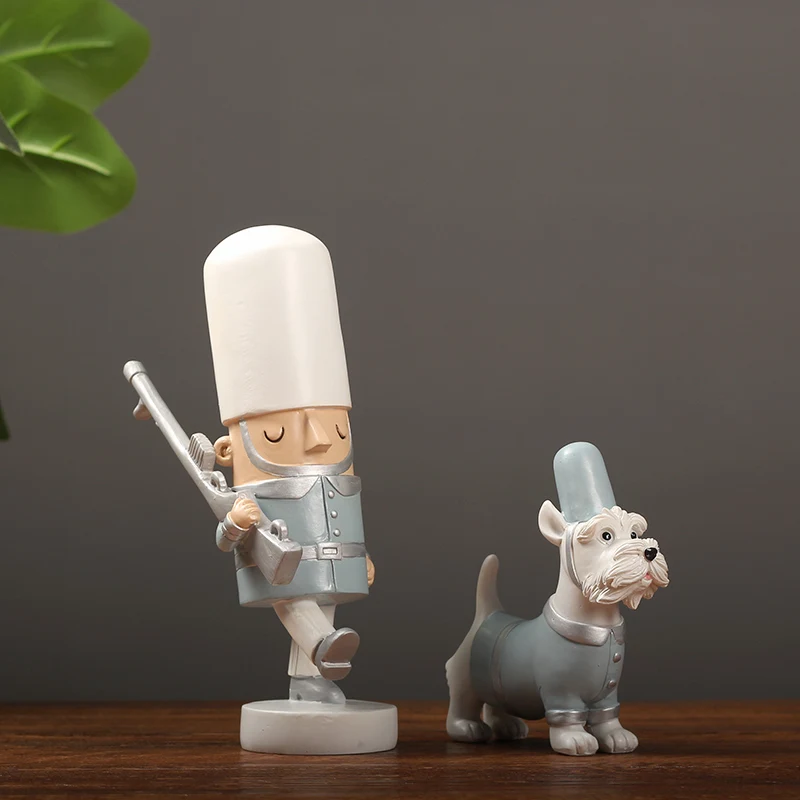 Винтажная кукла Щелкунчик из смолы фигурка солдата ручной работы королевская